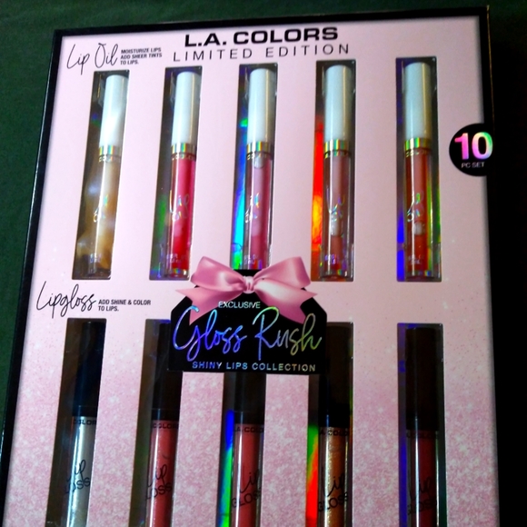 L.A. Colors Other - 10 PC set of awesome shiny lips lipgloss